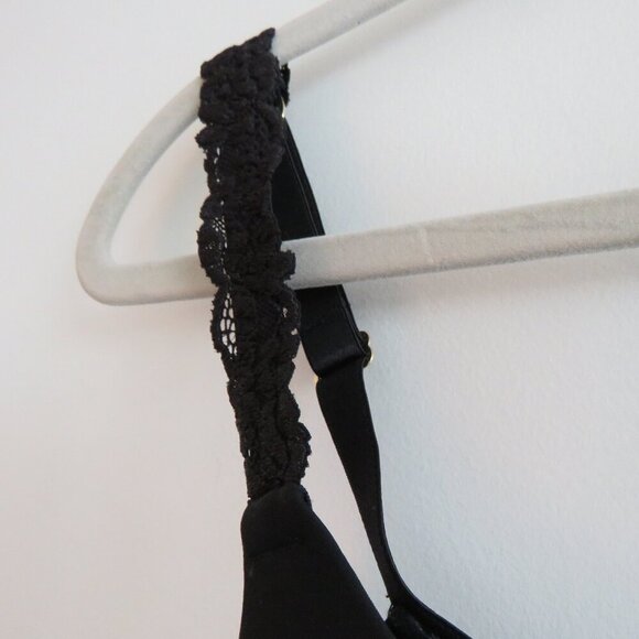 NATORI Body Double Lace Trim Contour Underwire Bra in Black - Size 38DD - Picture 7 of 11